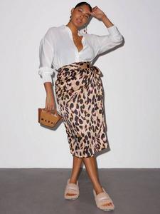Юбка-солнце Jaspre Never Fully Dressed, Leopard