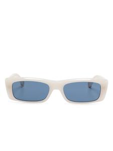 Stella McCartney Eyewear солнцезащитные очки в прямоугольной оправе, белый