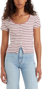 Женский топ Levi's Britt с застежкой спереди (также доступен в размере Plus), (New) Fruity Stripe Sugar Swizzle