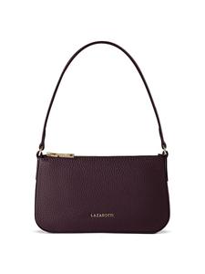 Сумка через плечо Bologna Leather, кожа, 22 см, бордового цвета Lazarotti
