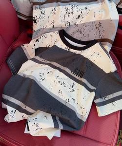 Современная футболка с бордюром Aimoha Kids, цвет Dark Gray