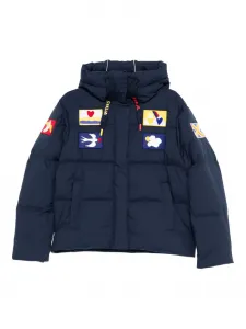 Куртка с аппликацией и капюшоном Rossignol, синий