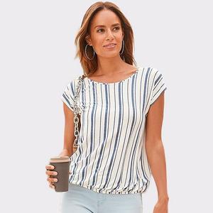 Женский мягкий топ в полоску Lascana