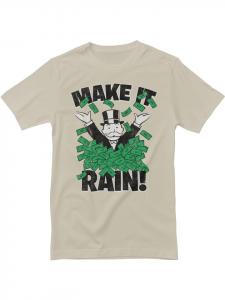 Футболка Monopoly Make It Rain T-Shirt цвета хаки Monopoly