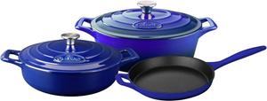 Набор сковород La Cuisine Pro Range, 5 предметов, синий