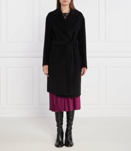 Шерстяное пальто Pinko, черный