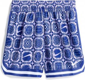 Шорты Nike Kids DNA Dri-FIT 5" Patterned Basketball Shorts, цвет Deep Night/White