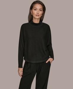 Женский укороченный топ с высоким воротником Donna Karan Weekend, Black