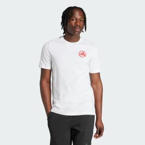 ADIDAS Футболка с графическими наклейками на тему футбола