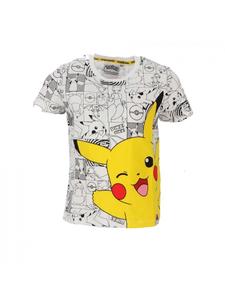 Футболка COFI 1453 Pokémon Kinderbekleidung Kurzärmeliges Weiches, белый