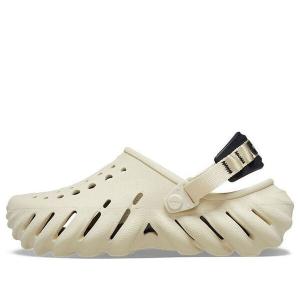Сандалии echo clog 'bone black beige' Crocs, белый