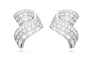 Серьги Hyperbola с кристаллами Swarovski, серебро