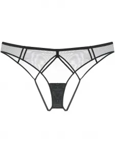 Прозрачные трусы-стринги Maison Close, черный