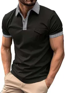 Мужская хлопковая поло с коротким рукавом, летняя, легкая xoxingysm