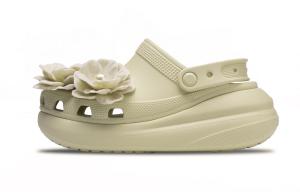 Crocs Кроссовки Crush Clog Cream Puff унисекс костяной белый, цвет Bone White