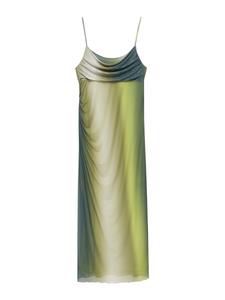 Платье Pull&Bear, цвет Petrol/Pastel Green/Light Green