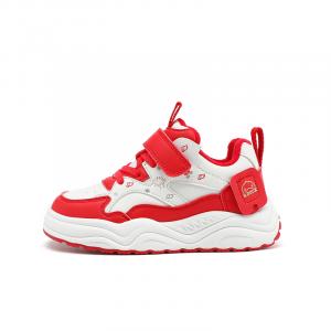 Детские повседневные туфли Pre school B.Duck, белый/красный