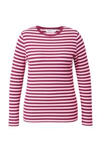 Лонгслив Studio Untold, Dark pink/White