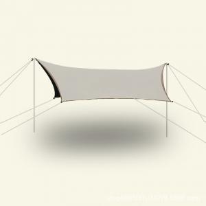 Yjhome Hengluda большой навес с ромбом для улицы, 300D виниловая решетка, полное затемнение цвета слоновой кости, белый 450*550