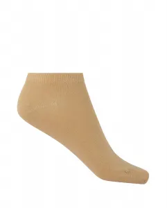 Однотонные короткие женские носки Punto Blanco, бежевый