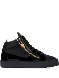 Кроссовки Kriss на шнуровке Giuseppe Zanotti, черный