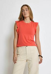 Топ TEMPERENCE RUFFLE PEPPERCORN, оранжевый