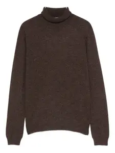 Свитер с высоким воротником Barba, коричневый