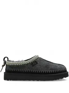 Кроссовки Braided-trim sheepskin slippers UGG, черный