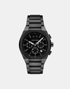 Часы Armani Exchange Chronograph из черной нержавеющей стали