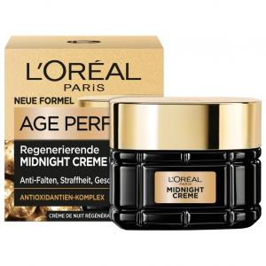 Ночной крем age perfect zell-renaissance midnight creme Loreal Paris, объем 50 мл