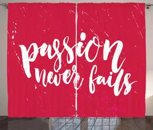 Цитата из ABAKUHAUS: Штора в деревенском стиле, Страсть никогда не подводит, Неряшливая, присборенная штора из тесьмы для спальни с петлями и крючками, 280 x 175 см, пурпурный и белый Abakuhaus