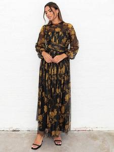 Флоральное платье макси из тюля Anaya With Love, Black