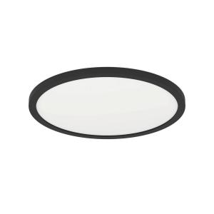 Потолочный светильник Celina черный, белый диаметр/высота: 29,5/2,5 см