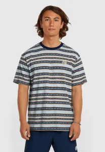 Футболка с жаккардовой полоской, футболка с коротким рукавом и принтом O'Neill, Blue Originals Hstripe