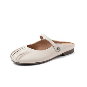 Мюли женские с закрытым носком женские Comely, коричневый