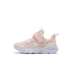 XTEP Скользостойкие износостойкие низкие детские кроссовки pastel pink для детей 3-7 лет