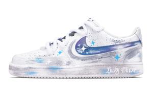 Nike Кроссовки для скейтбординга Court Vision 1 Abrasion Resistant Low top мужские серо-фиолетово-голубые