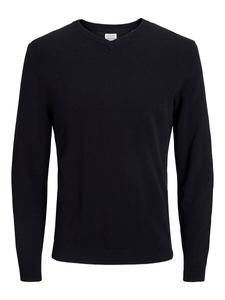 Свитер с v-образным вырезом JACK & JONES Sweater, черный