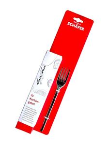 3 вилки для торта, набор столовых приборов для меню Sare из нержавеющей стали серебристого цвета Schäfer