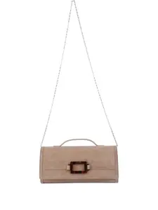 Сумка через плечо Belle с цепочкой Roger Vivier, нейтральный