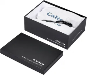 Мужские невидимые туфли-кроссовки CALTO, увеличивающие рост - легкие кожаные кроссовки на шнуровке, цвет слоновой кости - на 7,5 см выше - K1531 - Размер 7 D(M) US No Brand, коричневый