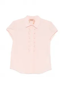 Блузка с оборками Nº21, розовый