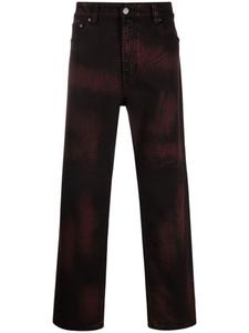 A-COLD-WALL* прямые джинсы с завышенной талией, красный