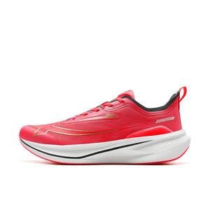 Кроссовки для бега Two Thyshand Kilometers 2.0 с низким верхом и амортизацией, устойчивые к износу, для мужчин, для улучшения кровообращения XTEP, Laser Red/New Metallic Gold