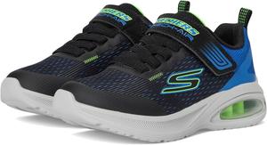 Кроссовки SKECHERS KIDS Microspec Max Advance-squad-p 404105L, цвет Black/Blue/Lime