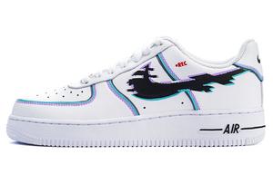 Кроссовки Nike Air Force 1 Skateboard Shoes Men Low-Top White Black