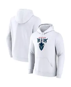 Мужская белая толстовка с капюшоном Howard Bison Primary Logo Pullover Hoodie Fanatics