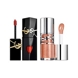 SAINT LAURENT Зеркальная черная жидкая помада в тюбике, новый детский бальзам для губ, наборы макияжа, легко растушевывается