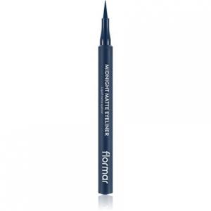 Flormar Подводка для глаз Midnight Matte, темно-синий, 1 мл