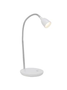 Светодиодная настольная лампа Anthony из железа/белого цвета Brilliant